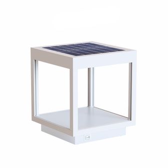 Lampada energia solare VISOR 3.5W luce calda 830 Beneito Faure bianco IP65
