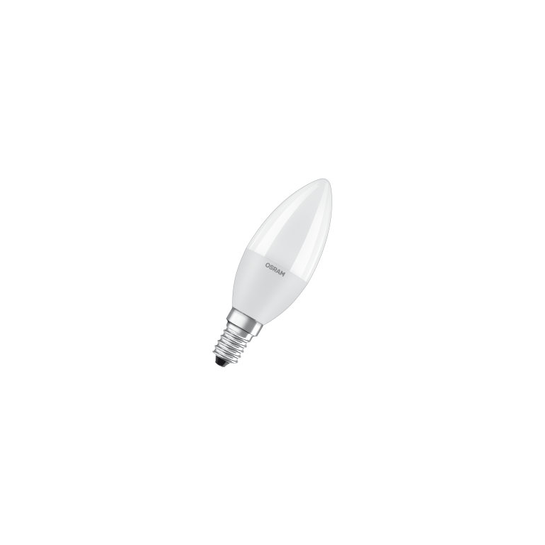 lampadina led value classic b e14 7w luce calda 827 ledvance osram