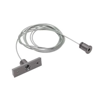 Kit sospensione 1 cavo per binario 48V GBIN40. Colore nickel scuro Gealuce 