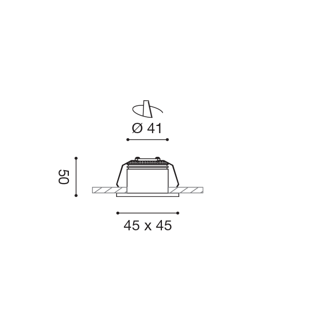 faretto-gaia-4w-luce-naturale-4000k-gealed-quadrato-ad-incasso-bianco