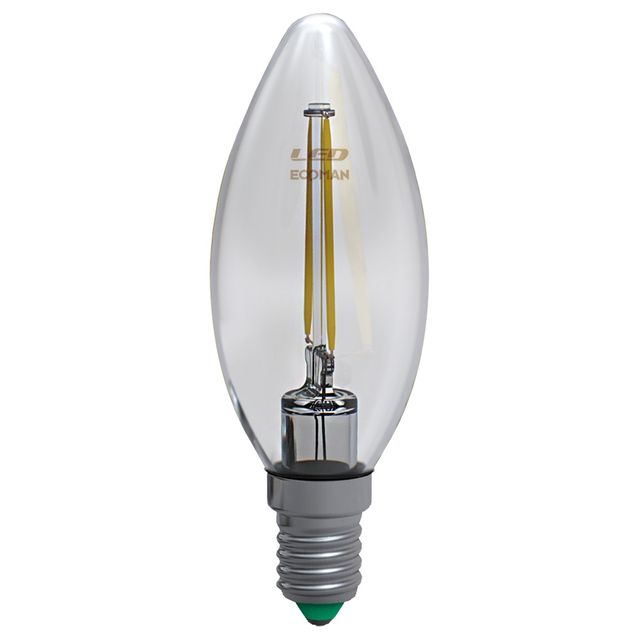 lampadina-led-candela-e14-4w-luce-calda-3000k-ecoman-vetro-trasparente