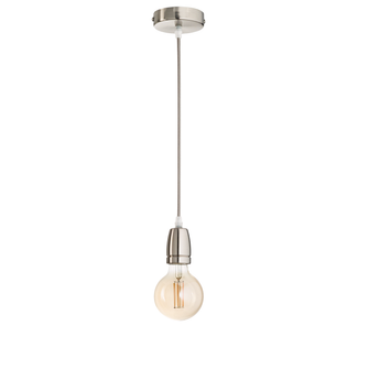 Pendente portalampada FLIP E27 GEALUCE nichel