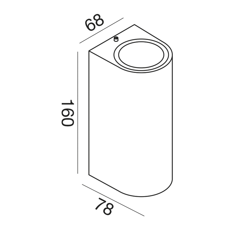 applique vejo-b gu10 gealed ruggineip44 grande