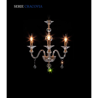Lampadario CRACOVIA 3 x E14 CRISTAL LUCE