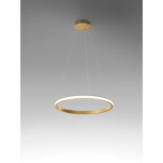 Lampadario IOLE 28W luce calda 3000K GEALUCE singolo oro