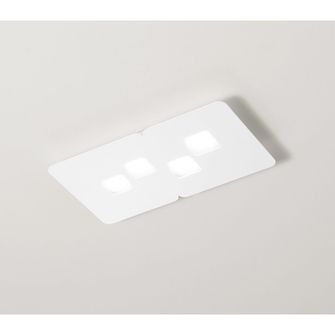 Plafoniera BILBAO Gx53 GEALUCE piccolo bianco