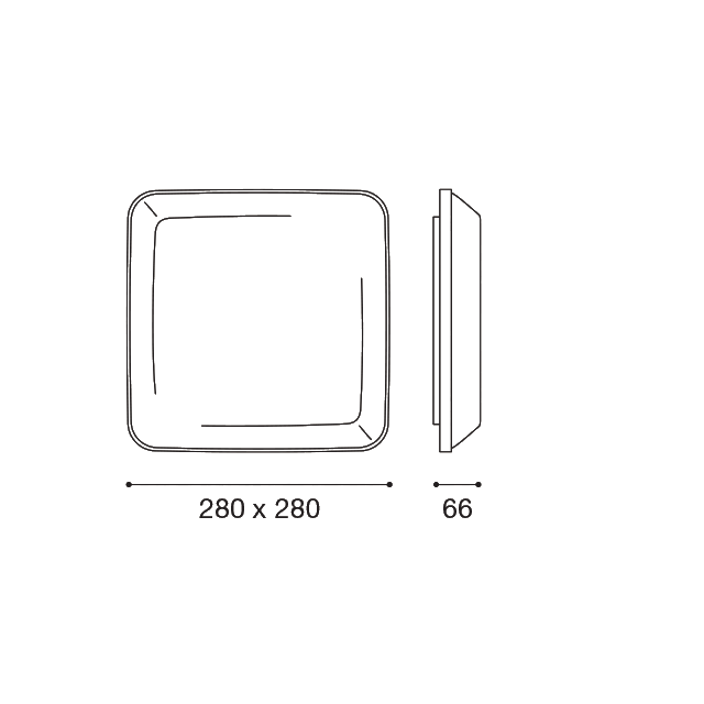 plafoniera-sele-24w-luce-calda-3000k-gealed-quadrato