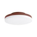 plafoniera led 24w cct gealuce rotondo marrone 250mm ip65