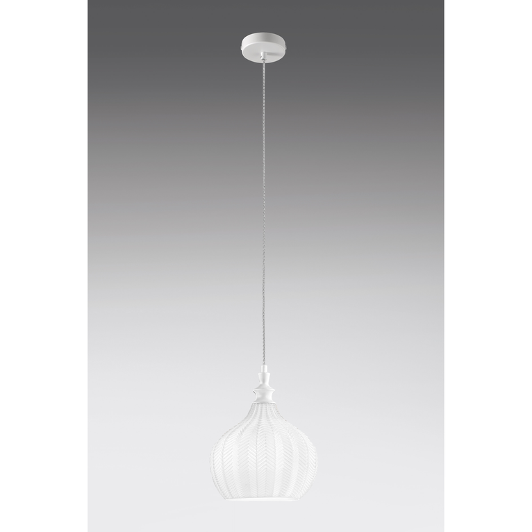 lampadario cleofe e27 gealuce modello s11 bianco
