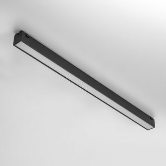 Reglette LED 24W da binario 48V. 3000K IP20 Gealuce colore nero