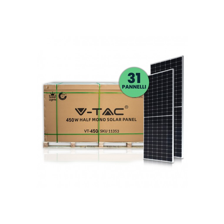 kit 31 pannelli solari da 665w (20.61kw)