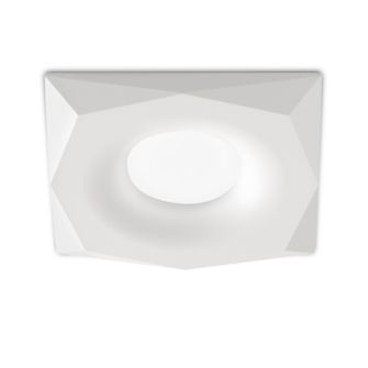 Faretto ad incasso GU10 GEALUCE squadrato bianco IP20 