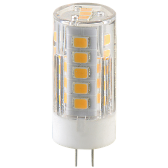 Lampadina LED 12V Lucciola G4 3W luce calda 3000K ECOMAN vetro trasparente