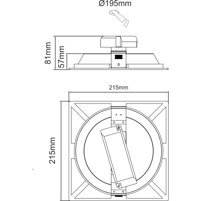 downlight-spike-20w-luce-calda-3000k-beneito-faure-bianco