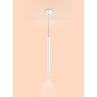 Lampadario TUBI DIODI 3W luce calda 3000K AFFRALUX grande tondo bianco