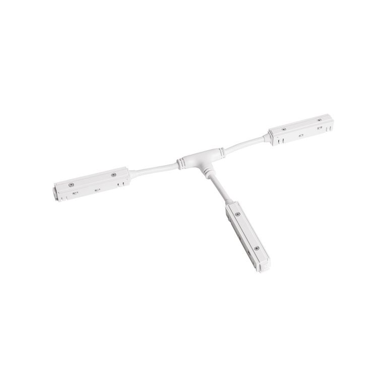 modulo connessione 3 binari incasso o superficie. bianco gealuce