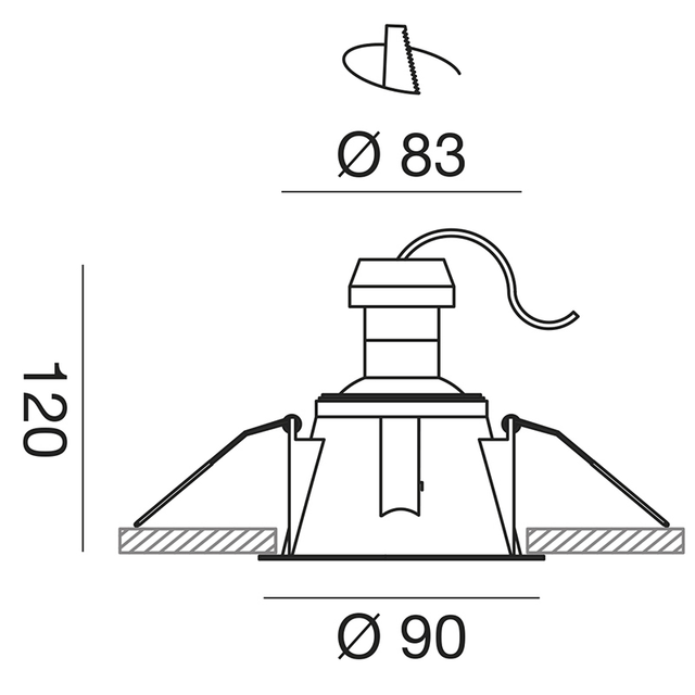 faretto-ceres-gu10-gealed-tondo-cromo-ad-incasso