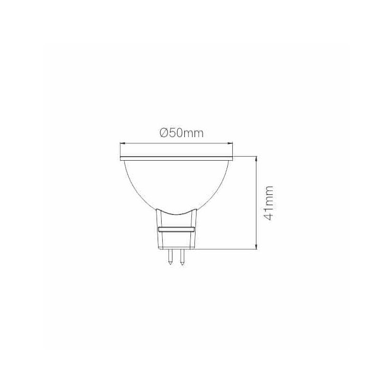 lampadina led system mr16 gu5.3 8w luce naturale 840 beneito faure