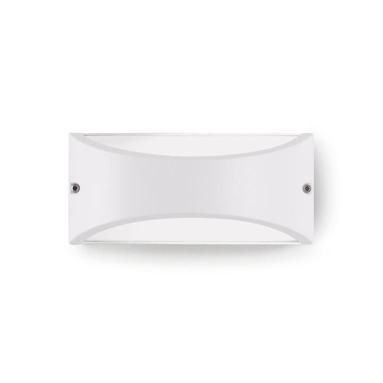 applique lien 10w luce naturale 4000k gealed bianco ip54