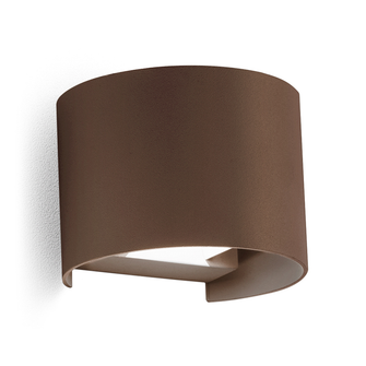 Applique HENK-R 2x5W luce calda 3000K GEALED ruggine IP54