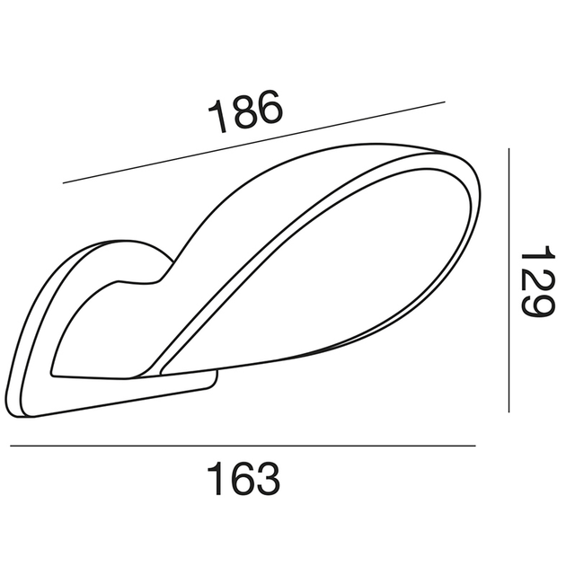 applique-iris-10w-luce-naturale-4000k-gealed-antracite-ip65