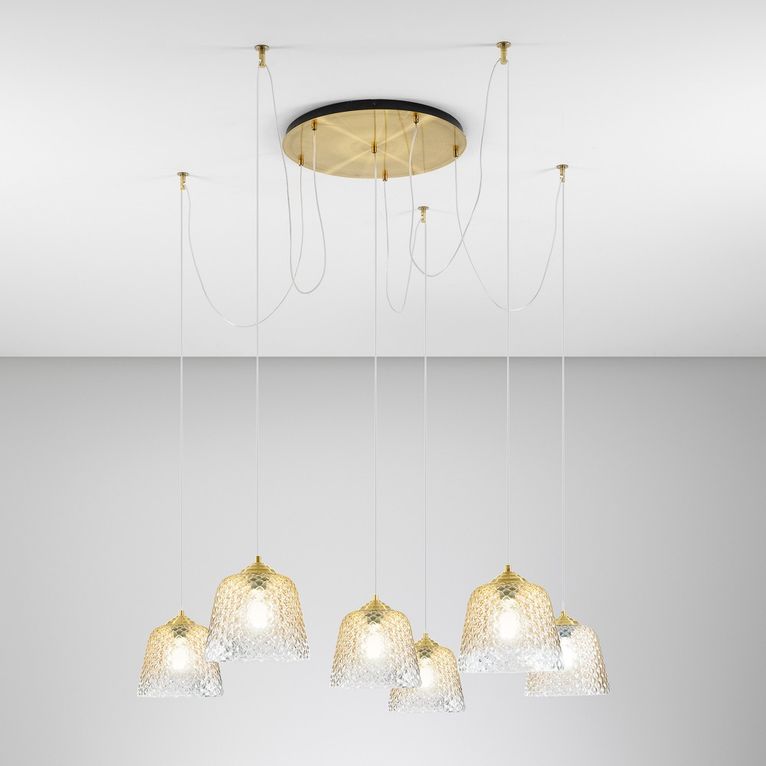 vetro per lampadario ambra gealuce ip20 alice v/p