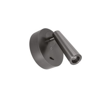 Applique orientabile LED 3W 3000K nickel scuro GEALUCE IP20