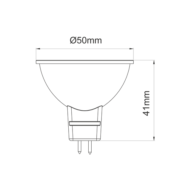lampadina-led-uniform-line-gu5-dot-3-6w-luce-calda-827-beneito-faure
