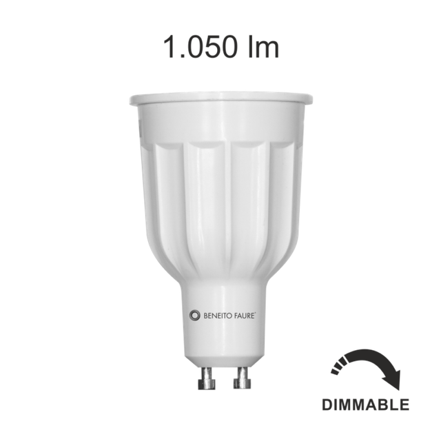 lampadina-led-power-gu10-12w-luce-calda-840-beneito-faure-dimmerabile