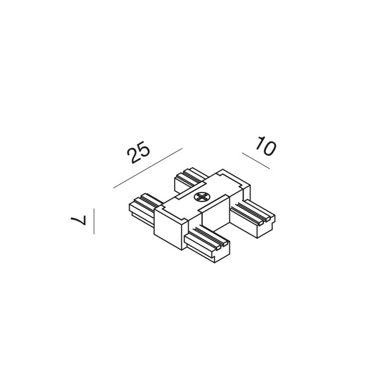 modulo per binari lineari gbin30. nero gealuce 