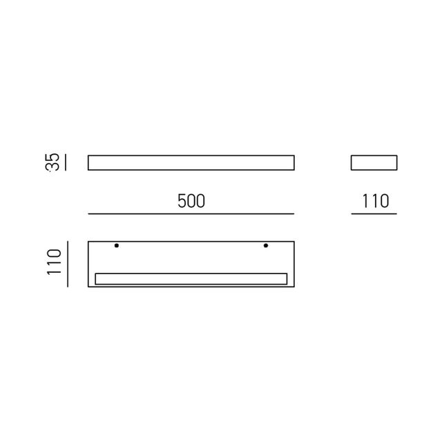 applique-led-44w-3000k-gealuce-ip20-nero-gap57