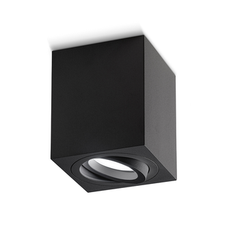 Faretto NOTUS GU10 GEALED quadrato nero