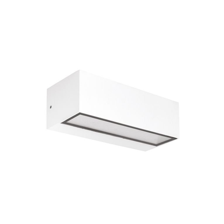 applique led 2x6w cct gealuce rettangolare bianco ip65