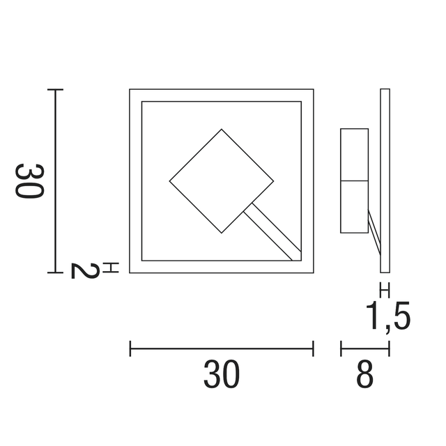 applique-quattro-40w-luce-calda-3000k-affralux-grande