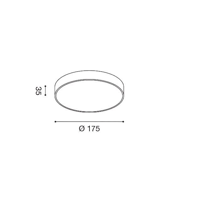 plafoniera-cloe35-16w-luce-calda-3000k-gealed-piccolo-nero
