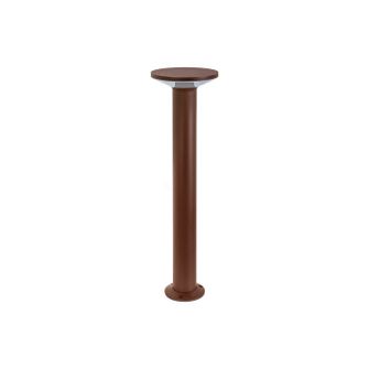 Paletto da giardino 12W 3000K alto marrone IP65 GEALUCE