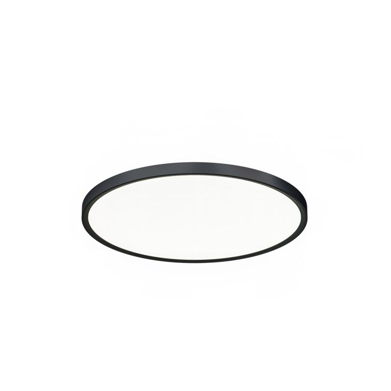 plafoniera 32w cct modello rotondo nero ip20 gealuce 