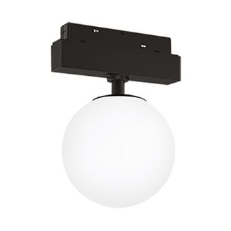 Faretto LED 6W 48V 4000K sfera colore nero Gealuce IP20