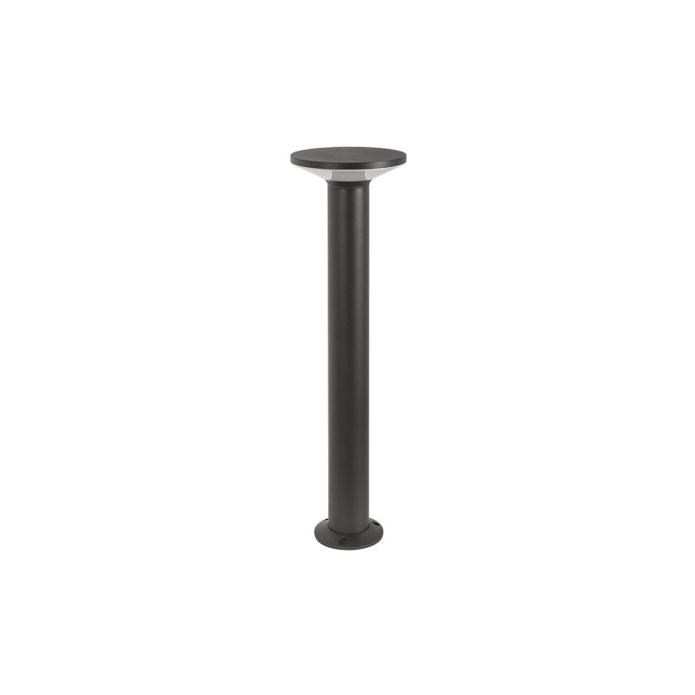 paletto da giardino 12w 4000k alto grigio ip65 gealuce