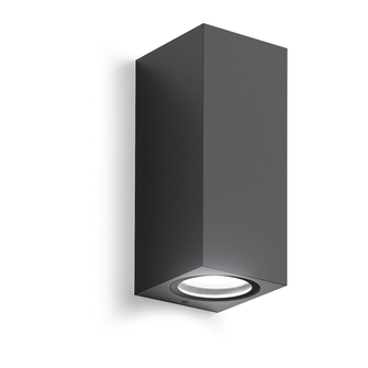 Applique SHIN-B GU10 GEALED antracite IP44 grande