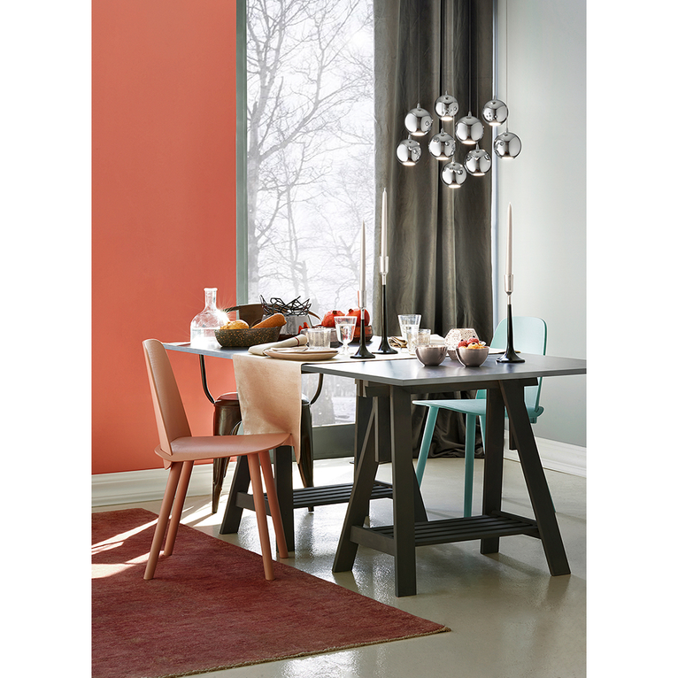 lampadario bol diodi sfera 18w luce calda 3000k affralux 6 luci