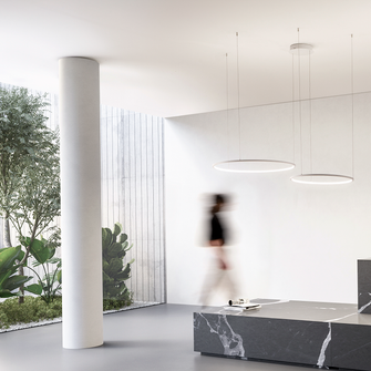 Lampadario LED ERIKA 80W luce calda 3000K GEA LUCE rotondo 2