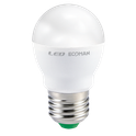 lampadina led sfera e27 8w luce naturale 4000k ecoman vetro ghiaccio