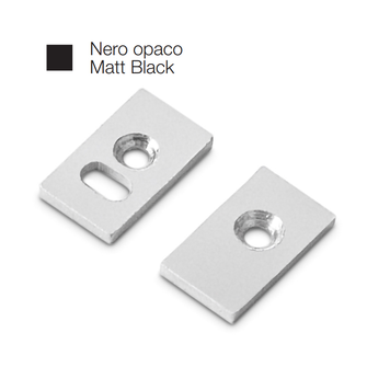 Accessorio tappo BLED piccolo per profilo LED GEALED nero 2pz