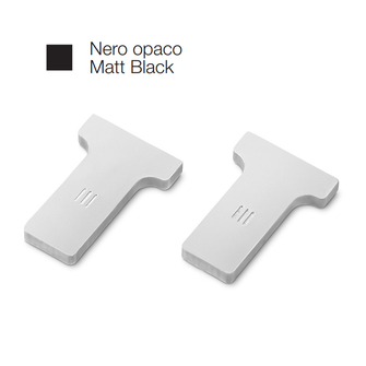 Accessorio tappo RIGA ASF per profilo LED GEALED nero 2pz