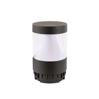 Testa per paletto da giardino 12/16/20W CCT cilindrico grigio Gealuce IP65