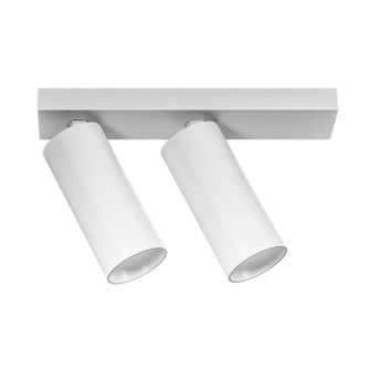 Faretto doppio orientabile LED 2x12W 2700K bianco GEALUCE IP20