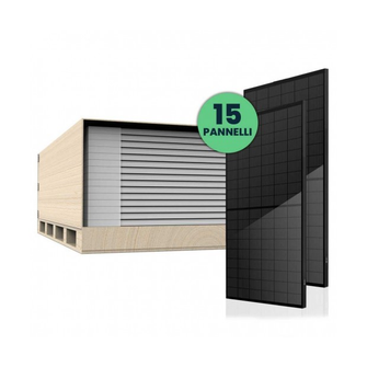 Kit 15 pannelli solari da 410W (6.15KW) BLACK