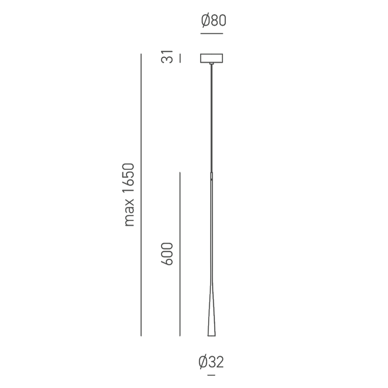 lampadario led 7w 3000k bianco ip20 gealuce dafne s/g
