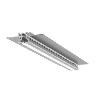 Profilo in alluminio da incasso LIVERPOOL per strisce LED 2mt GEALED piccolo